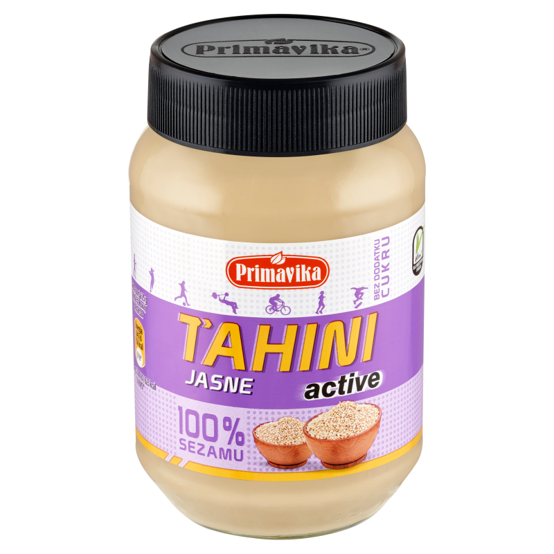 PRIMAVIKA Tahini jasne (pasta sezamowa) 460 g - Frisco.pl