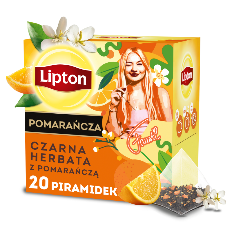 LIPTON Herbata Czarna Z Pomara cz 20 Piramidek 34 G Frisco pl lipton-herbata-czarna-z-pomara-cz-20-piramidek-34-g-frisco-pl