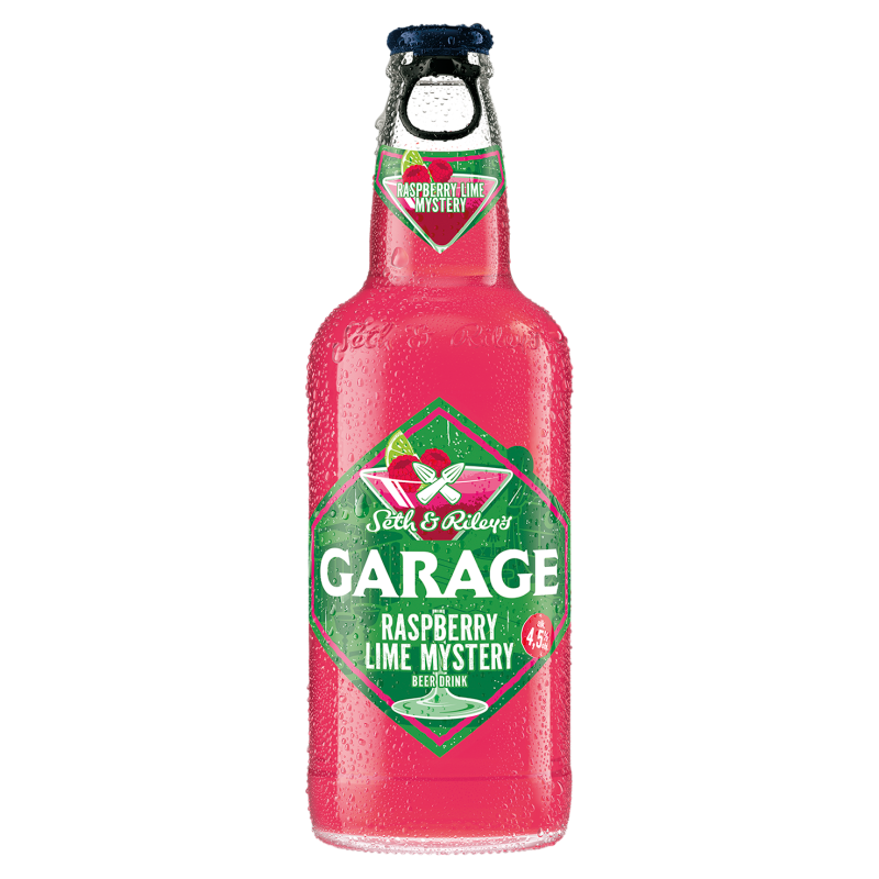 GARAGE Raspberry & Lime Piwo (butelka bezzwrotna) 400 ml - Frisco.pl