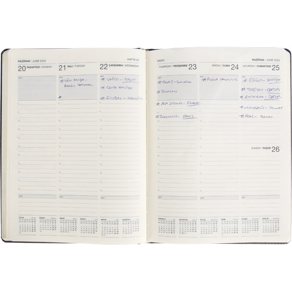 Agenda cosida Darica