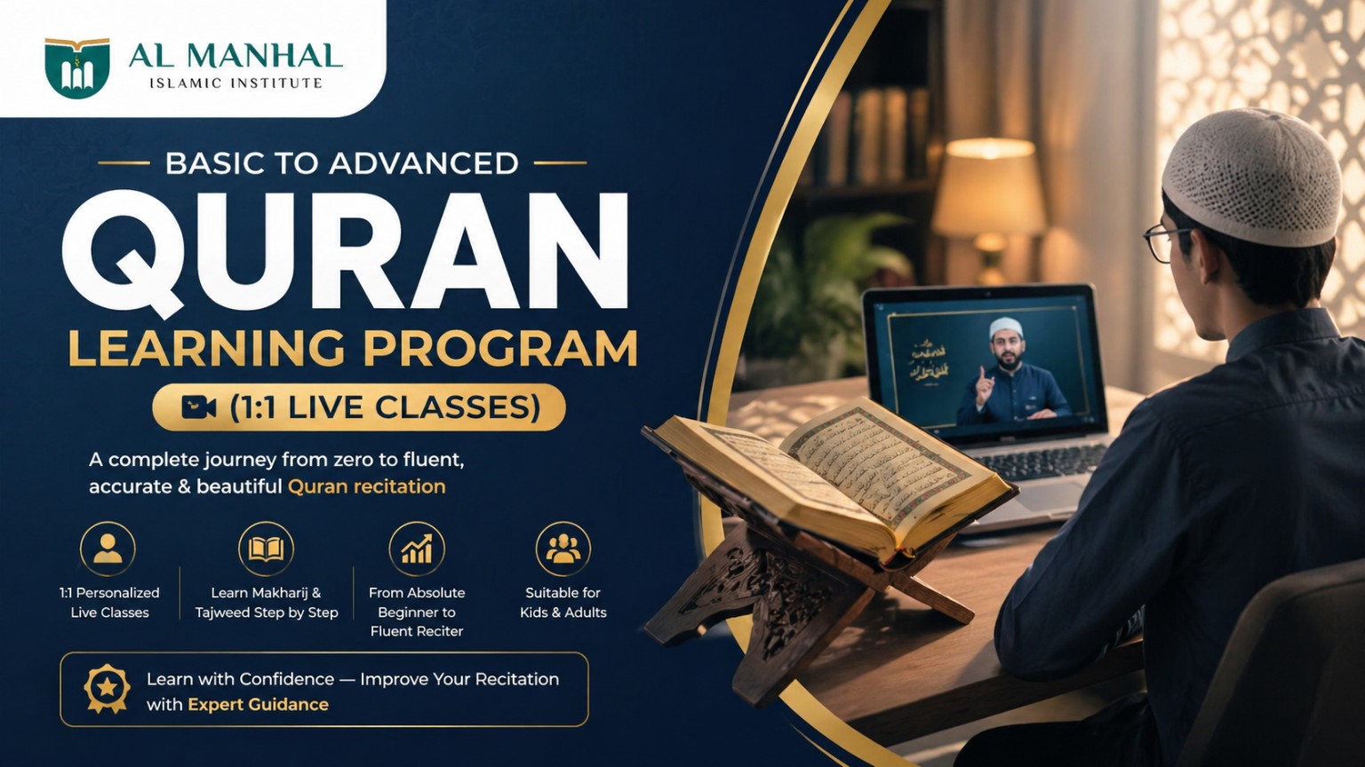 Basic to Advanced Quran Learning Program 