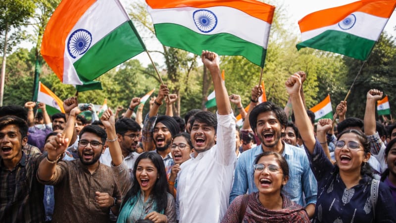 धर्मेंद्र प्रधान के इस्तीफे के बाद छात्रों ने जंतर-मंतर पर मनाया जश्न और खत्म किया आंदोलन