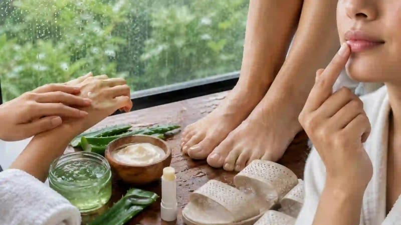 मानसून में हाथ, पैर और होंठों की देखभाल क्यों है जरूरी? एक्सपर्ट से जानें आसान स्किनकेयर टिप्स