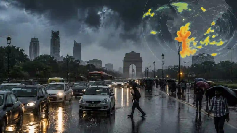 Delhi Weather Alert: Red Alert के बाद आज दिल्ली में Yellow-Orange Alert, नोएडा-गाजियाबाद में झमाझम बारिश का अनुमान