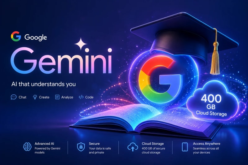 Google Gemini Free Student Plan: कॉलेज छात्रों को 1 साल के लिए मुफ्त मिलेगा Google AI Plus प्रीमियम प्लान; ऐसे करें क्लेम