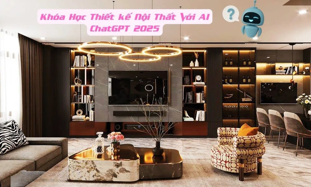 Khóa Học Thiết kế Nội Thất Với AI ChatGPT 2025