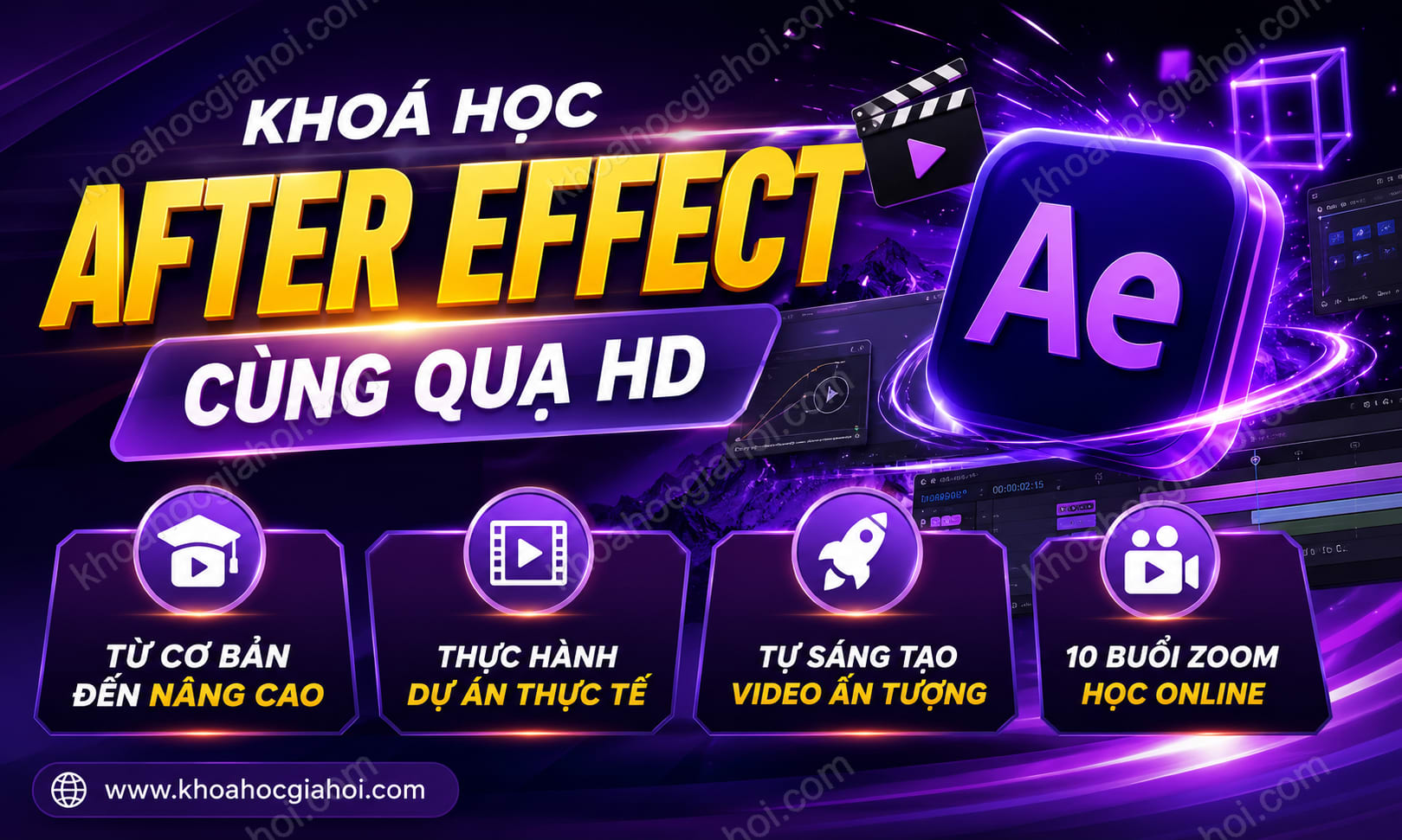 Khoá Học After Effect Cùng Quạ HD