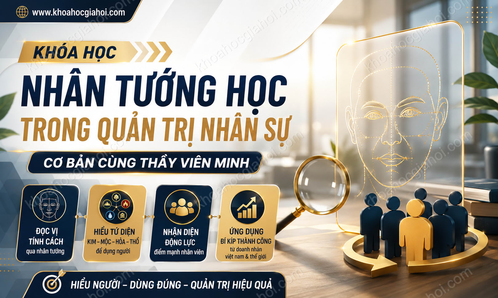 Khóa Học Nhân Tướng Học Trong Quản Trị Nhân Sự – Cơ Bản Cùng Thầy Viên Minh