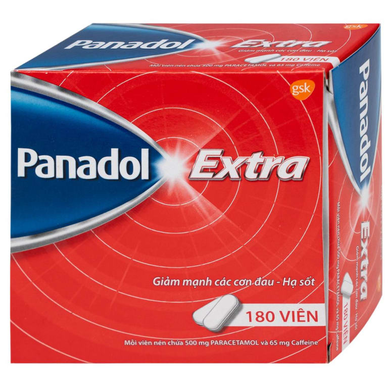 Panadol Extra (hộp 15 vỉ x 12 viên)