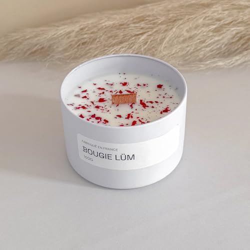 Vue 5 de Bougie Lum Metal Blanc