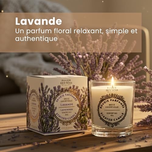 Vue 4 de Panier Des Sens Bougie