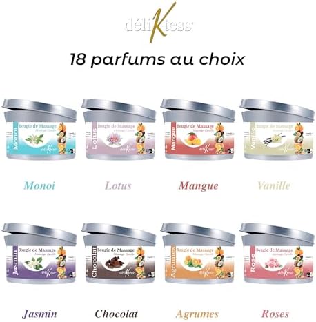Vue 4 de Deliktess Bougie De Massage