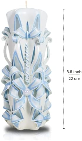 Vue 5 de Grande Bougie Sculptee