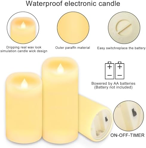 Vue 4 de Ucamp Bougies Led Sans