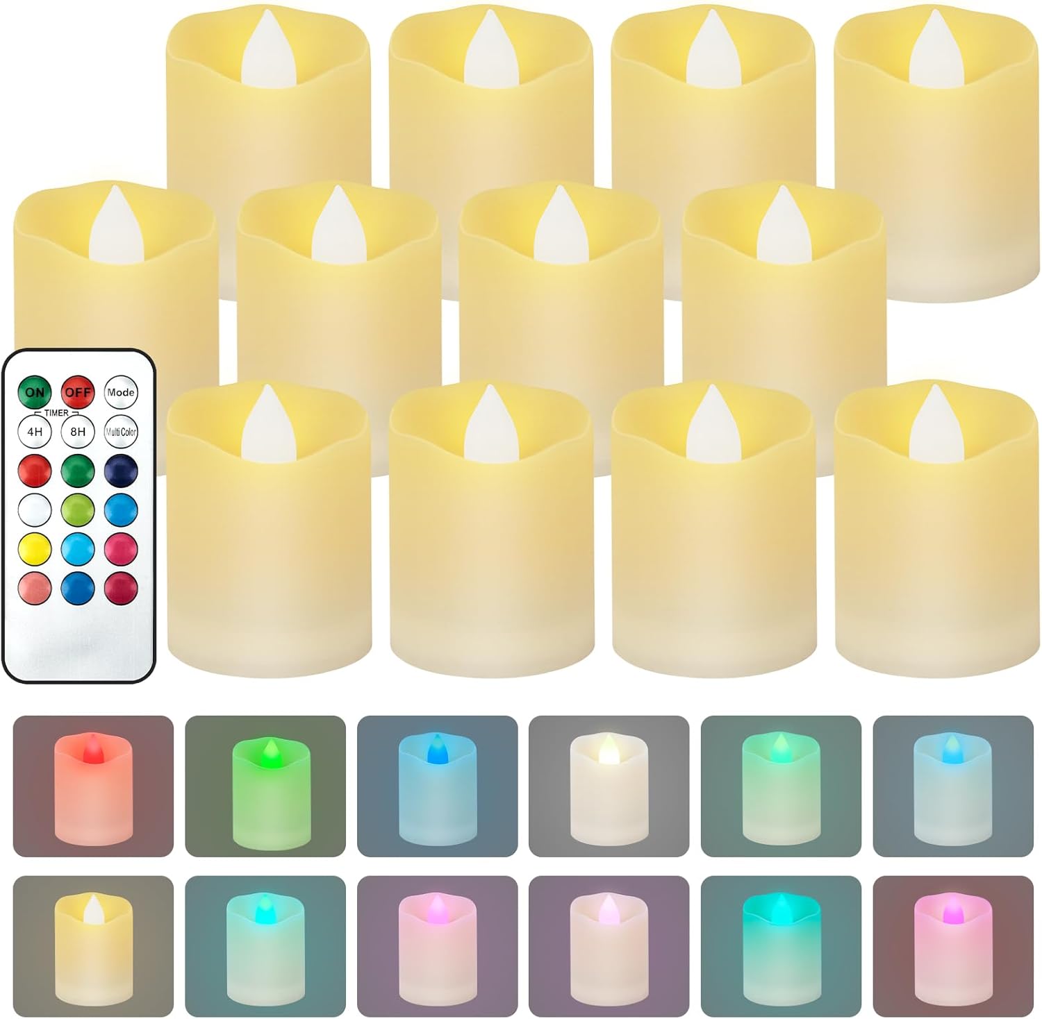 Ldumoduw Bougies Led Avec