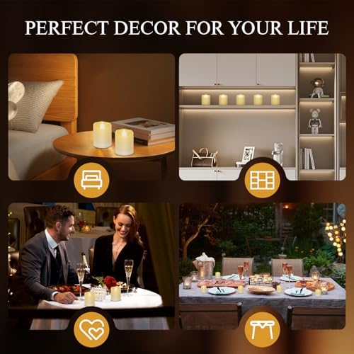 Vue 5 de Ldumoduw Bougies Led Avec