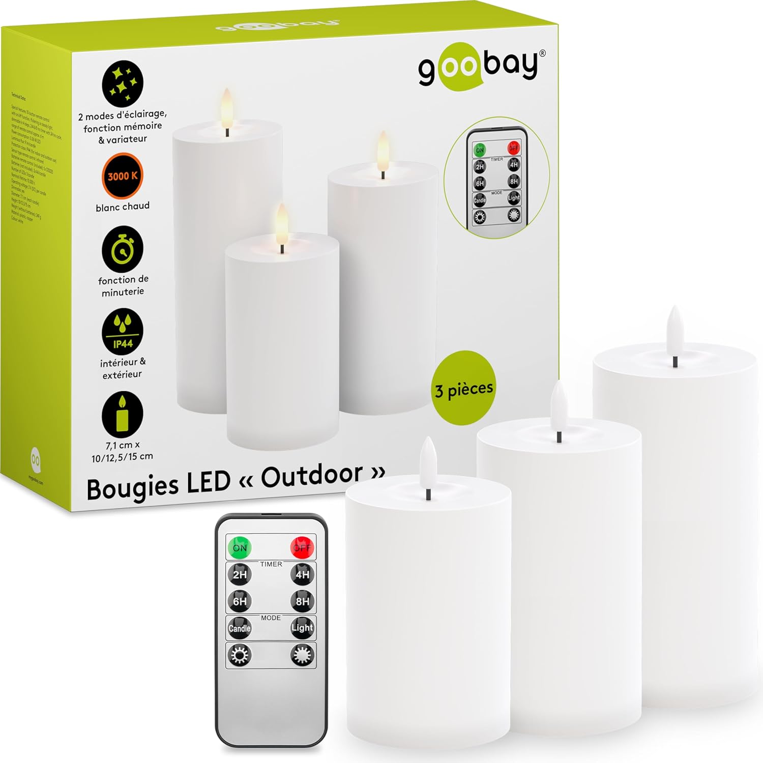 Goobay Lot De Bougies