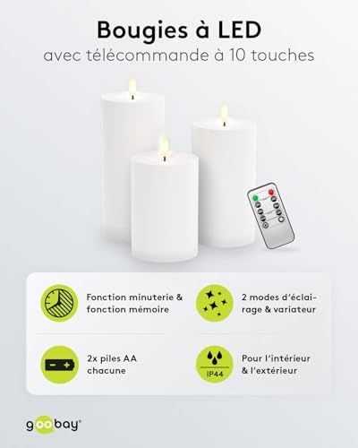 Vue 2 de Goobay Lot De Bougies