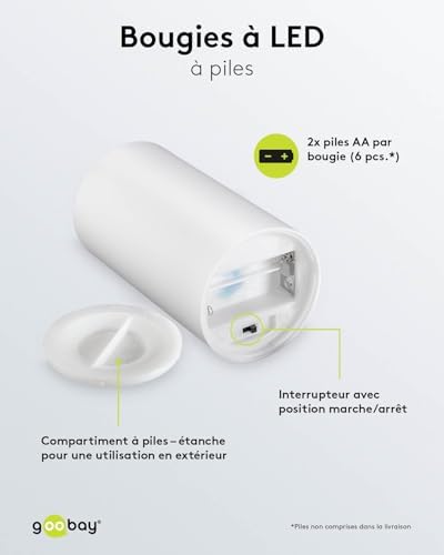 Vue 5 de Goobay Lot De Bougies