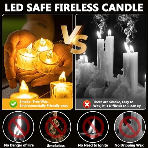 Vue 4 de Amzeeniu Lot De Bougies