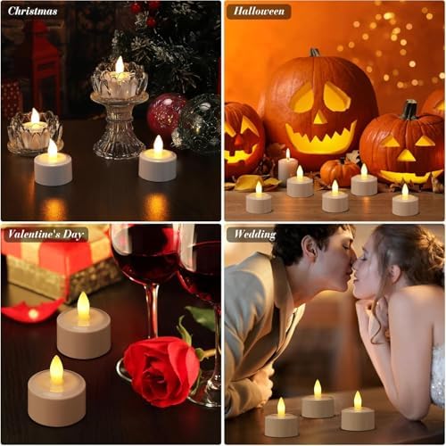 Vue 4 de Lot De Bougie Led