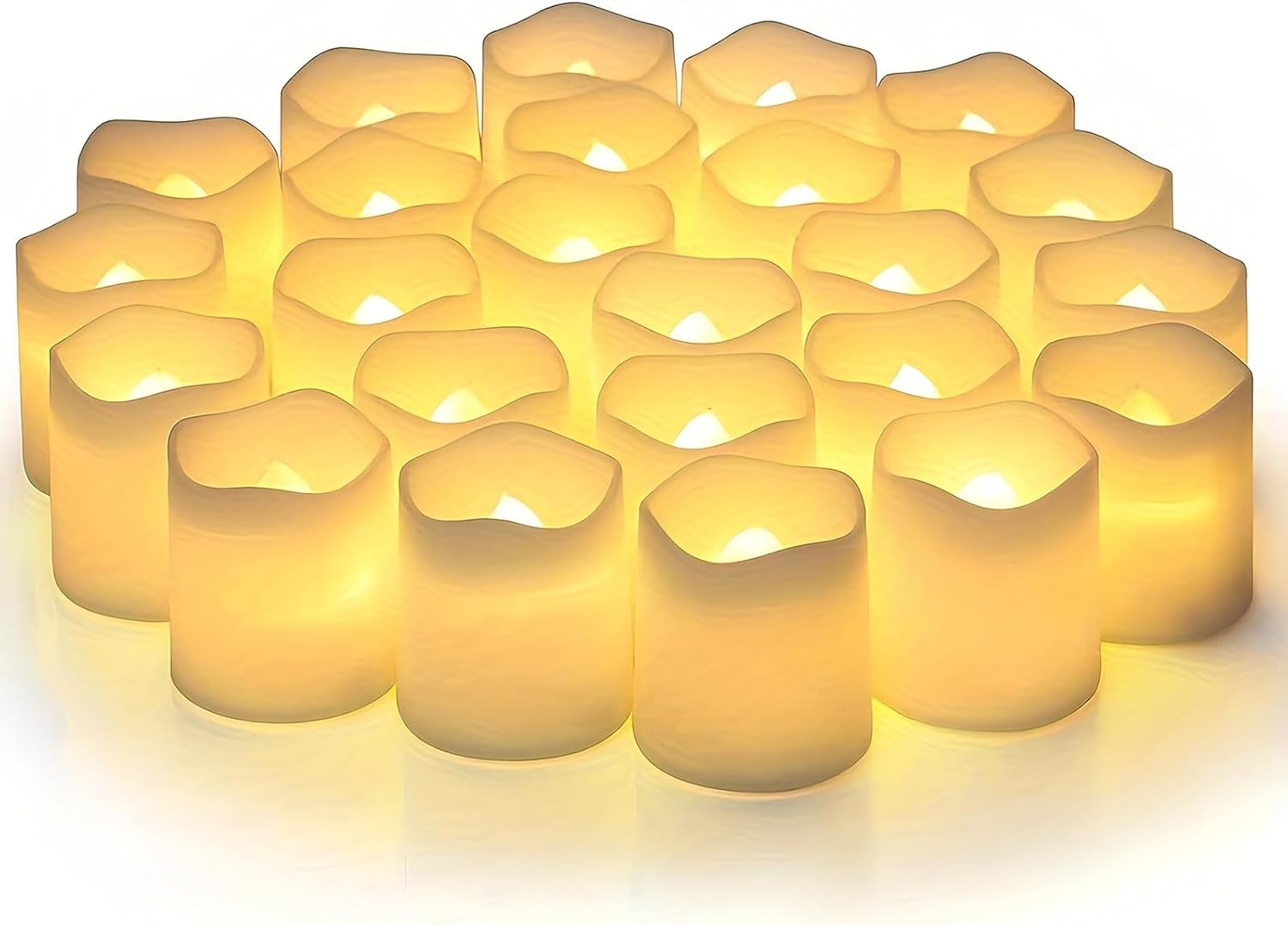 Pieces Bougies Led Flamme