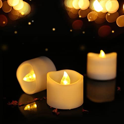 Vue 3 de Bougies Led Flamme Vacillante