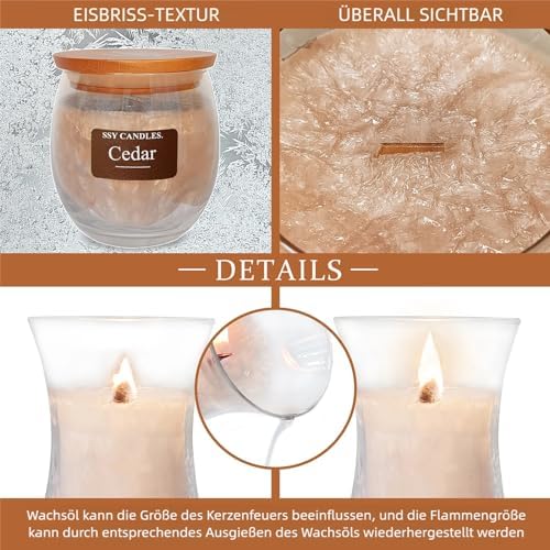 Vue 4 de Bougie En Verre Bougie