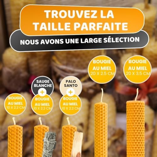 Vue 5 de Lot Bougies En Cire