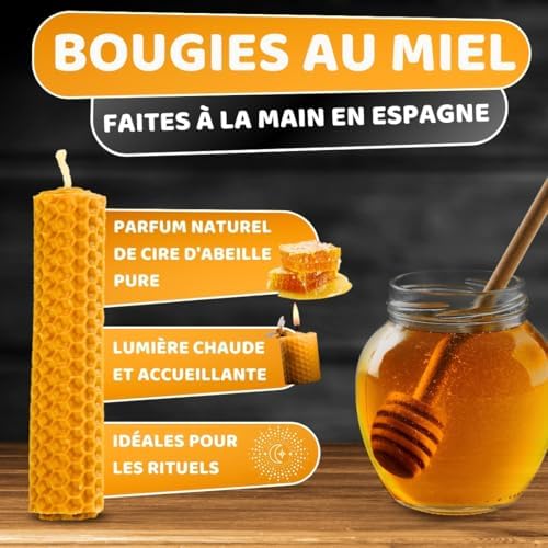 Vue 6 de Lot Bougies En Cire