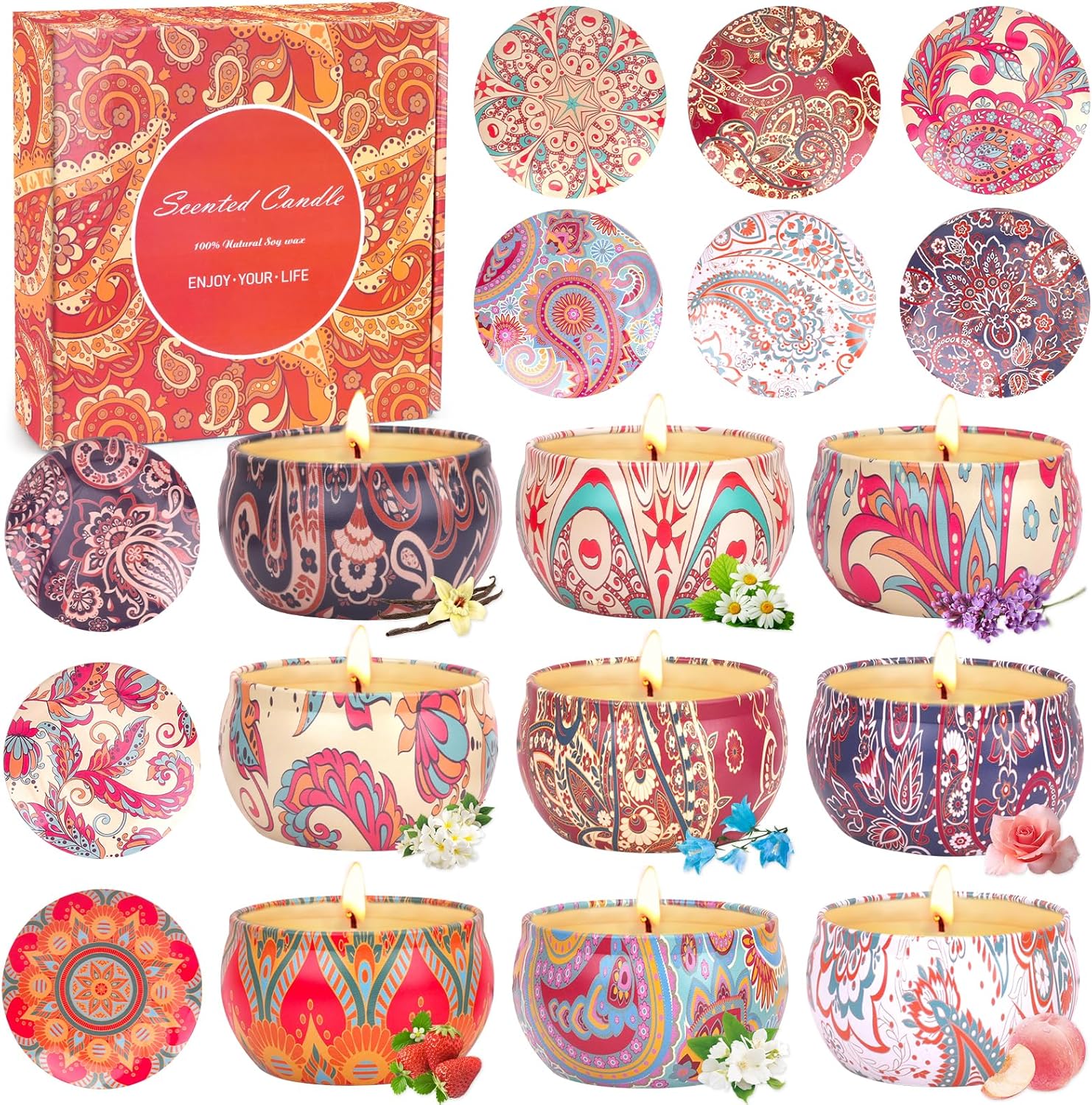 Bougie Parfumees Pour Femmecoffret