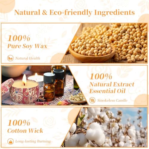 Vue 5 de Bougie Parfumees Pour Femmecoffret