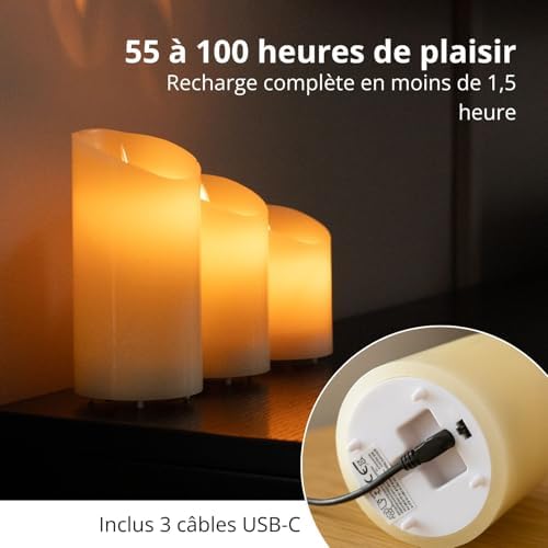 Vue 6 de Flinq Bougies Led Rechargeables