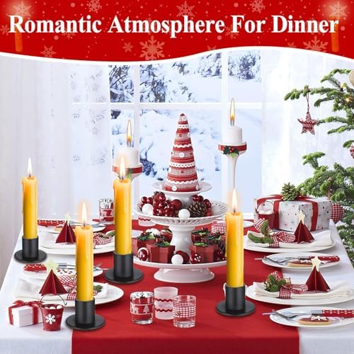 Vue 4 de Rddaipe Pcs Bougeoir Noir