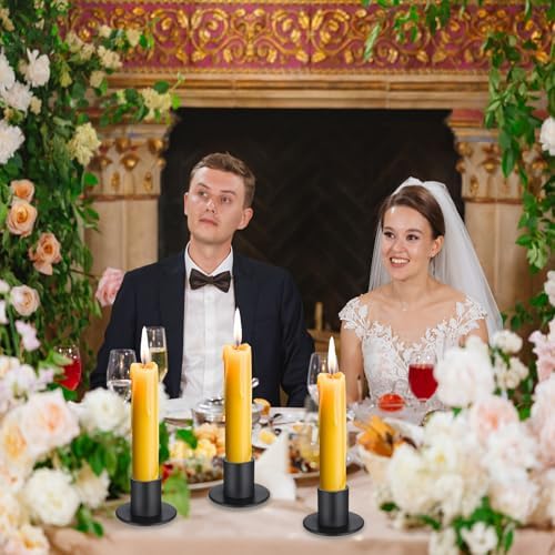 Vue 6 de Rddaipe Pcs Bougeoir Noir