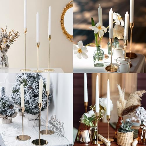 Vue 6 de Druuzyl Bougeoirs Dores Vintage