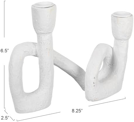 Vue 2 de Bloomingville Bougeoir Double Sculptural