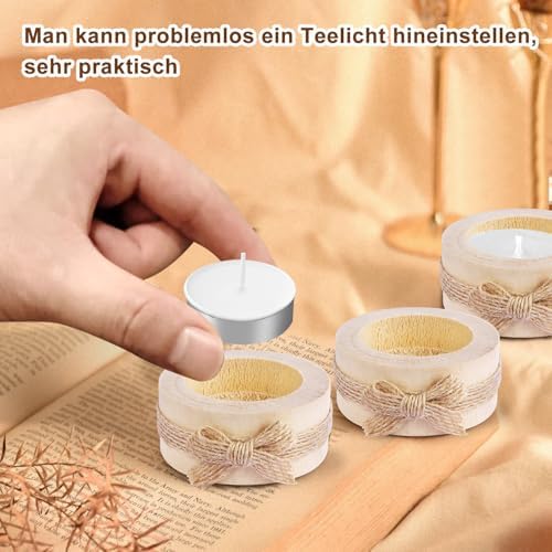 Vue 5 de Bougeoir Bois Durable Naturel