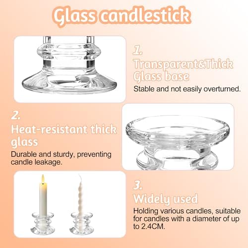 Vue 4 de Bougeoir Verre Pour Bougies