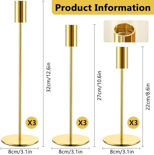 Vue 2 de Zzxlopez Bougeoir Dore Lot