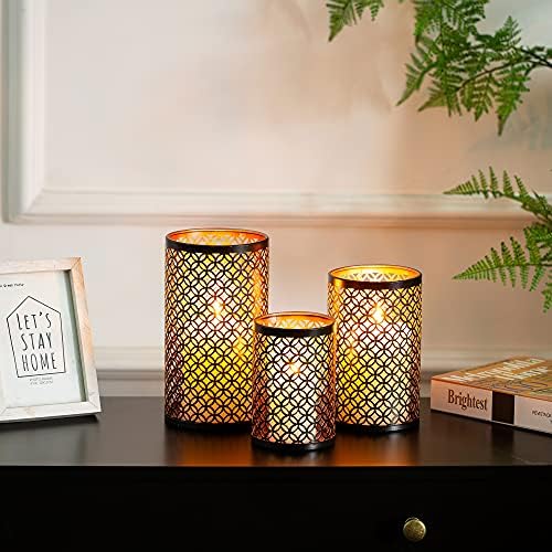 Vue 2 de Romadedi Bougeoir Photophore Noir