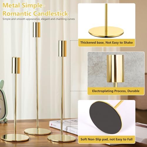 Vue 4 de Zzxlopez Bougeoir Dore Lot