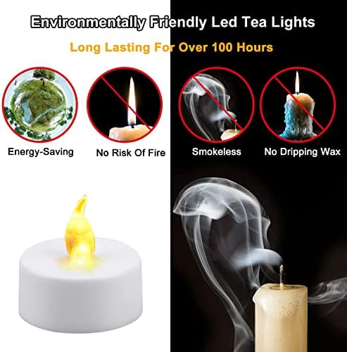 Vue 4 de Bougies Chauffeplat Led Paquets