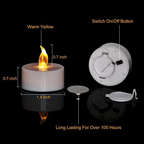 Vue 6 de Bougies Chauffeplat Led Paquets