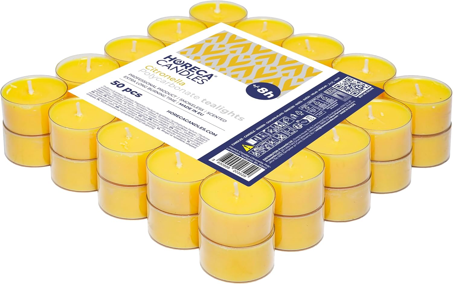 Bougies Chauffeplat Citronnelle Transparentes