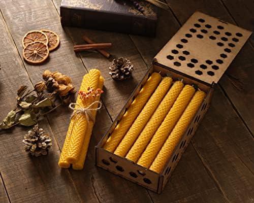 Vue 4 de Bougies En Cire Dabeille