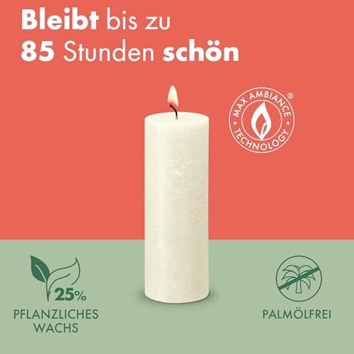 Vue 5 de Bolsius Bougies Pilier Rustiques