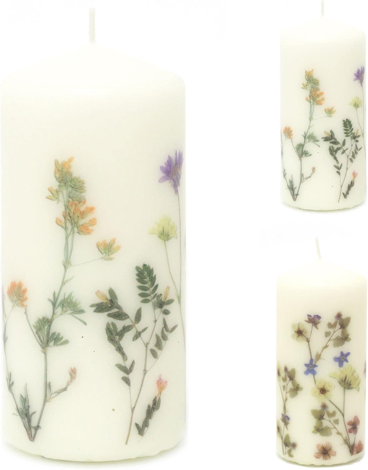 Les Fleurs Bougie Pilier