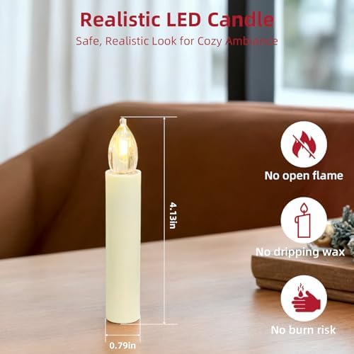 Vue 6 de Bougie Led Mini Pour