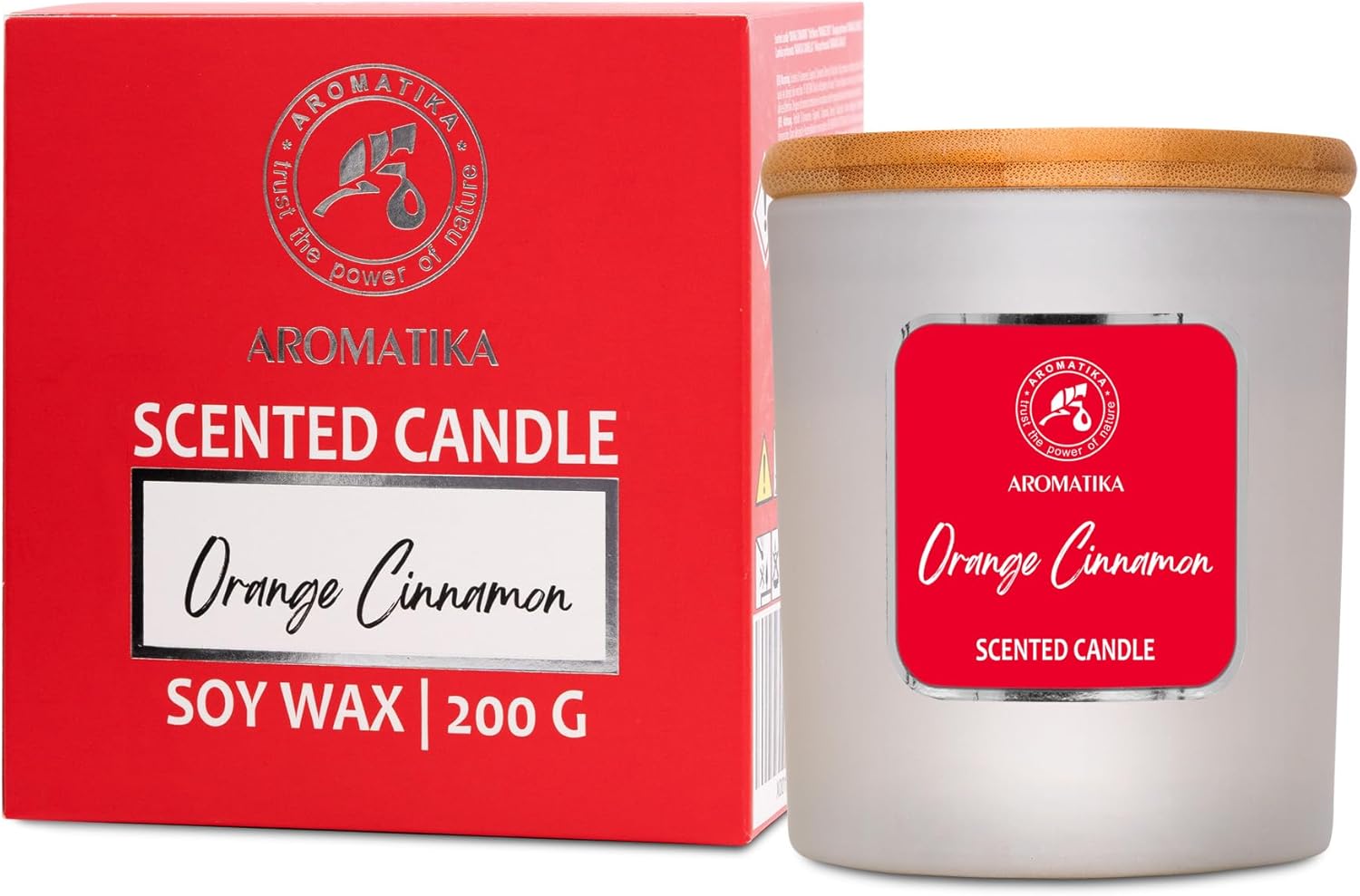 Bougie Parfumee Orange Cannelle